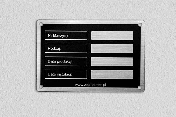 Small Machine Sign