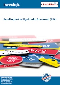 importowanie znaków za pomocą funkcji Excel import