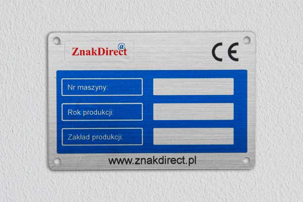 Oznaczenie maszyny
